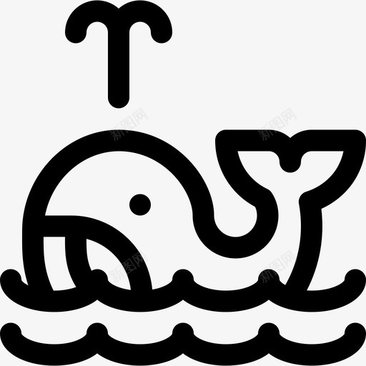 鲸鱼水手7直系图标svg_新图网 https://ixintu.com 水手7 直系 鲸鱼