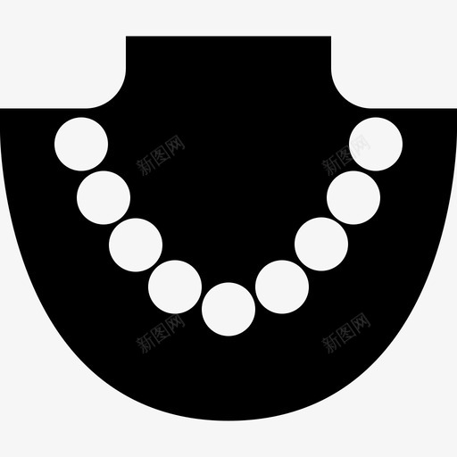 项链奢华6填充图标svg_新图网 https://ixintu.com 填充 奢华6 项链