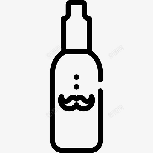 奶油美发理发店3直线型图标svg_新图网 https://ixintu.com 奶油 直线型 美发理发店3