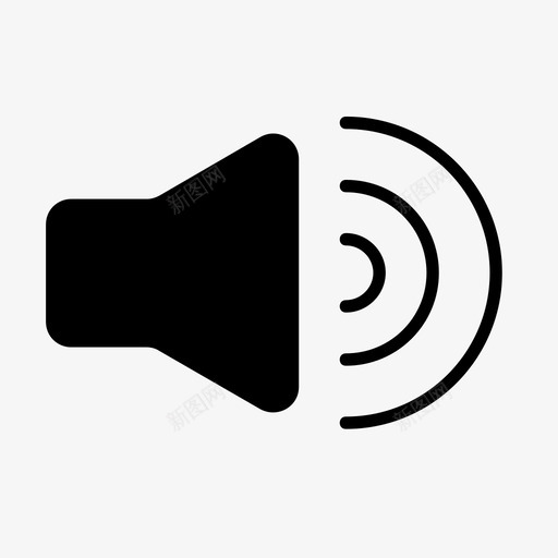 扬声器音频音乐播放器图标svg_新图网 https://ixintu.com 声音 扬声器 技术 音乐播放器 音频