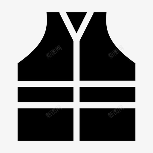 盾牌服安全背心工人图标svg_新图网 https://ixintu.com 劳工铭文 安全背心 工人 盾牌服