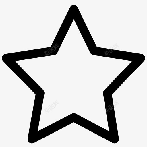 星星书签收藏图标svg_新图网 https://ixintu.com 书签 喜欢 基本图标所有尺寸 收藏 星星 评级