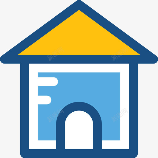 住宅网络和通信双色调图标svg_新图网 https://ixintu.com 住宅 双色调 网络和通信