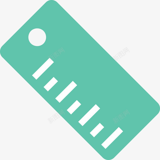 尺子教育19扁平图标svg_新图网 https://ixintu.com 尺子 扁平 教育19
