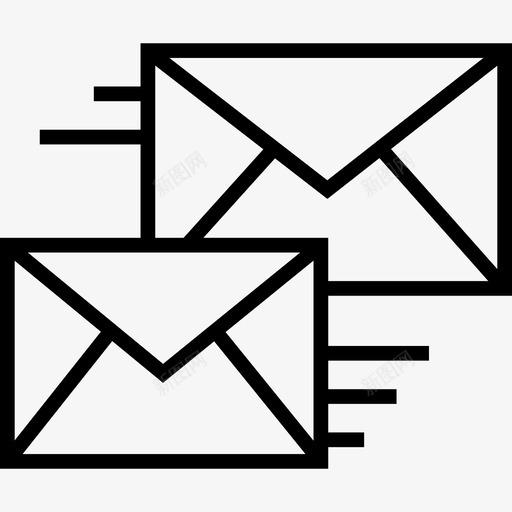 电子邮件搜索引擎优化营销8线性图标svg_新图网 https://ixintu.com 搜索引擎优化营销8 电子邮件 线性