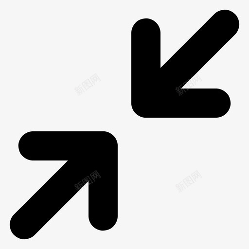 最小化箭头关闭图标svg_新图网 https://ixintu.com 关闭 基本图标所有大小 折叠 最小化 箭头 退出全屏