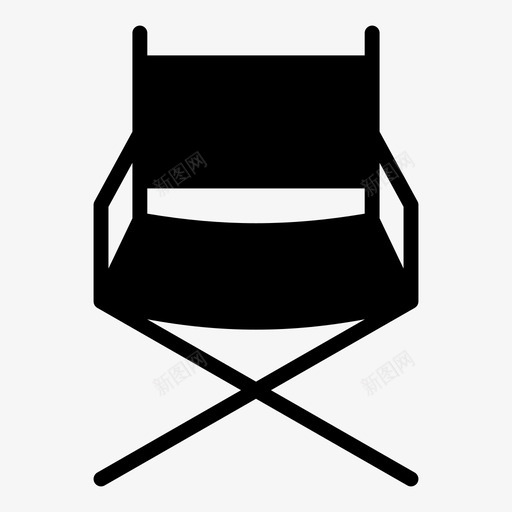 导演席电影座位图标svg_新图网 https://ixintu.com 导演席 座位 电影