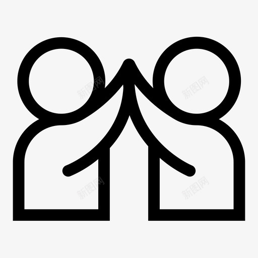 沟通检查客户图标svg_新图网 https://ixintu.com 交易 客户 很好 检查 沟通