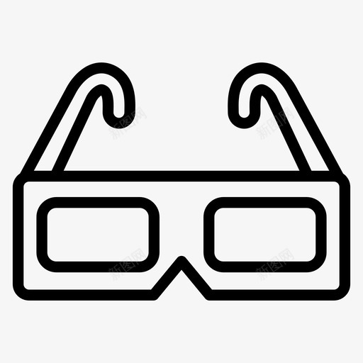 3d眼镜电影院电影图标svg_新图网 https://ixintu.com 3d眼镜 电影 电影大纲 电影院