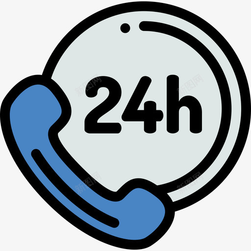 24小时全球物流5线性颜色图标svg_新图网 https://ixintu.com 24小时 全球物流5 线性颜色