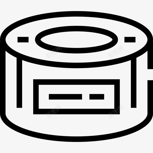 罐头食品宠物店8直系图标svg_新图网 https://ixintu.com 宠物店8 直系 罐头食品
