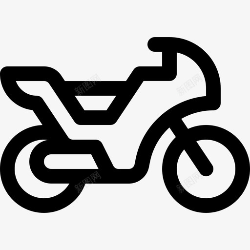 摩托车赛车场9直线型图标svg_新图网 https://ixintu.com 摩托车 直线型 赛车场9