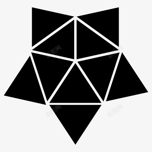 五边形三角形测地线穹顶穹顶结构图标svg_新图网 https://ixintu.com 三角形图案 五边形三角形 五边形变体 测地线穹顶 穹顶结构