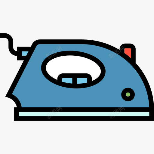 洗衣小工具5线性颜色图标svg_新图网 https://ixintu.com 小工具5 洗衣 线性颜色