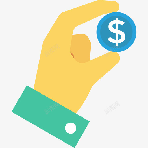 插入硬币银行和金融9扁平图标svg_新图网 https://ixintu.com 扁平 插入硬币 银行和金融9