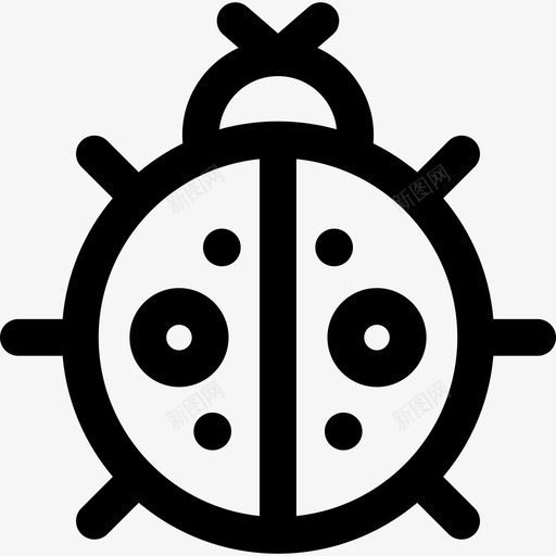 瓢虫动物23直系图标svg_新图网 https://ixintu.com 动物23 瓢虫 直系