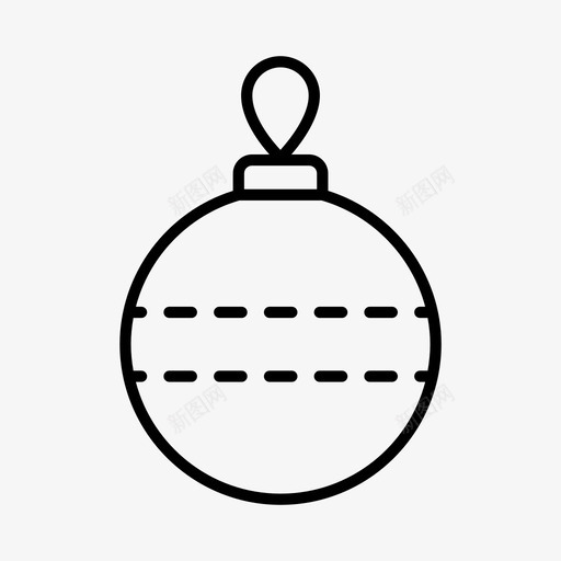圣诞饰品圣诞球图标svg_新图网 https://ixintu.com 圣诞 圣诞树 圣诞球 圣诞装饰 装饰品 饰品