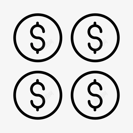 金钱金融洞察力图标svg_新图网 https://ixintu.com 战略 洞察力 金融 金钱