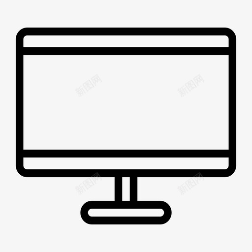 电脑mac显示器图标svg_新图网 https://ixintu.com mac 在线营销 显示器 电脑