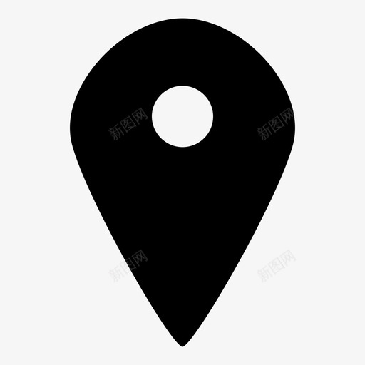 pin目的地结束图标svg_新图网 https://ixintu.com pin 图钉 地图 开始 目的地 结束