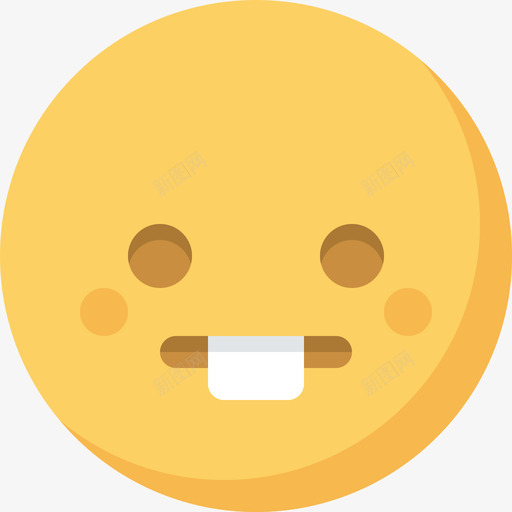 儿童表情符号11扁平图标svg_新图网 https://ixintu.com 儿童 扁平 表情符号11