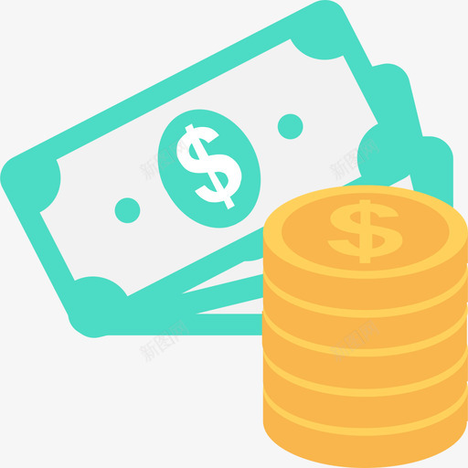 货币银行和金融4持平图标svg_新图网 https://ixintu.com 持平 货币 银行和金融4