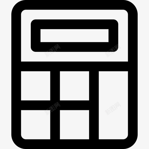 计算不动产19线性图标svg_新图网 https://ixintu.com 不动产19 线性 计算