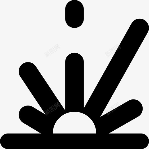 袭击炸弹爆炸图标svg_新图网 https://ixintu.com 人道协调厅人道主义图标v02 炸弹 爆炸 袭击