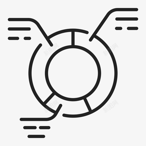饼图数据分析图表图标svg_新图网 https://ixintu.com 分析 周期 图表 饼图数据