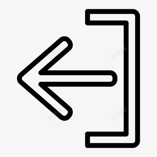 退出转到注销图标svg_新图网 https://ixintu.com ios web设计 注销 用户界面 转到 退出