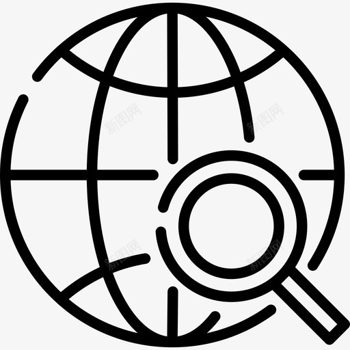 全球网络和搜索引擎优化3线性图标svg_新图网 https://ixintu.com 全球 线性 网络和搜索引擎优化3