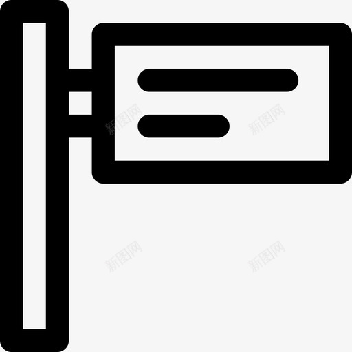 地图和旗帜实物资产19线性图标svg_新图网 https://ixintu.com 地图和旗帜 实物资产19 线性