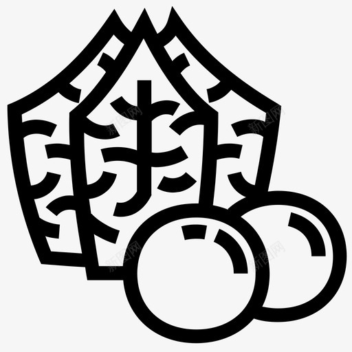 酸浆灯笼樱桃图标svg_新图网 https://ixintu.com 樱桃 浆果 灯笼 酸浆