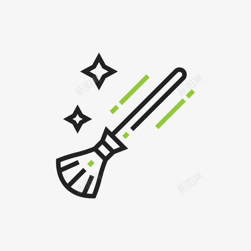 魔法清洁工伏击扫帚图标svg_新图网 https://ixintu.com 仙女 伏击 巫师 扫帚 魔法清洁工