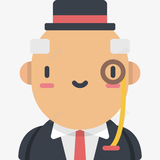 Richkawaiiavatars2扁平图标svg_新图网 https://ixintu.com Rich kawaiiavatars2 扁平