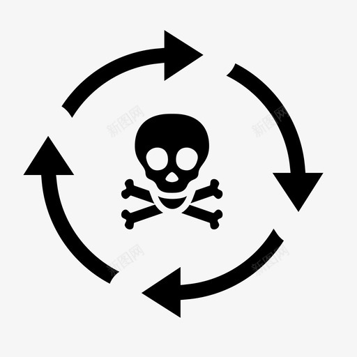 又是海盗循环重复图标svg_新图网 https://ixintu.com 例行 又是海盗 循环 重复 骷髅
