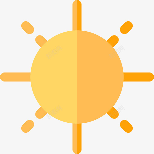太阳冲浪8平坦图标svg_新图网 https://ixintu.com 冲浪8 太阳 平坦