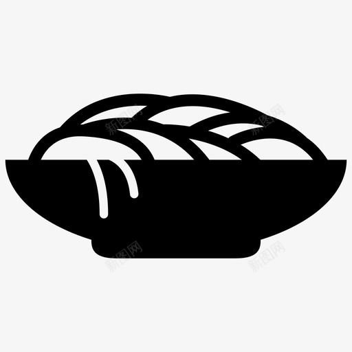 意大利面食物饭图标svg_新图网 https://ixintu.com 意大利面 面条 食物 饭