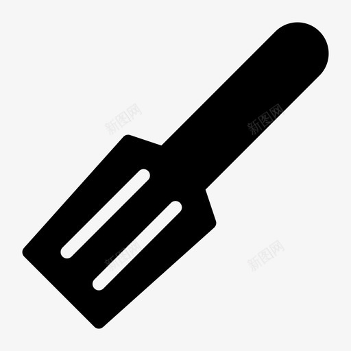 抹刀烹饪食物图标svg_新图网 https://ixintu.com 勺子 厨房 厨房用具线图标 抹刀 烹饪 食物
