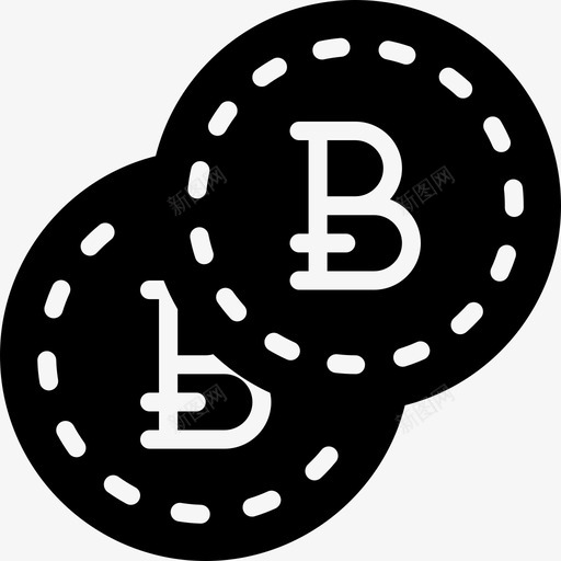 比特币商务57填充图标svg_新图网 https://ixintu.com 商务57 填充 比特币
