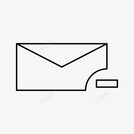 消息问题空错误图标svg_新图网 https://ixintu.com ios 修复 消息问题 空 网页设计 艺术设计大纲 邮件 错误