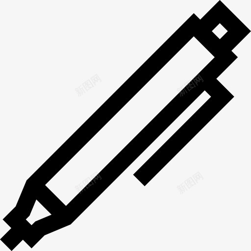 钢笔绘画工具线状图标svg_新图网 https://ixintu.com 线状 绘画工具 钢笔