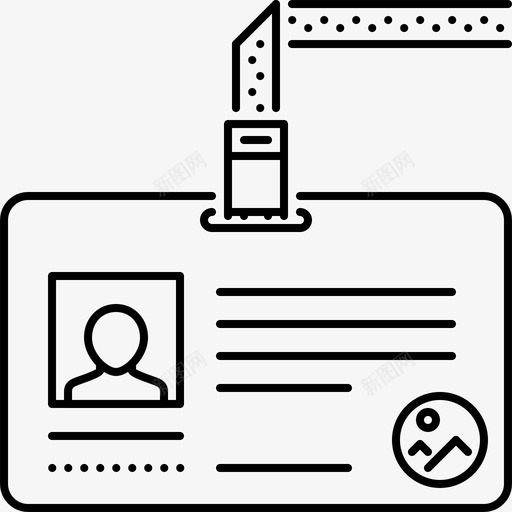 工牌,公司形象svg_新图网 https://ixintu.com 公司工牌 工牌,公司形象 精美 线性