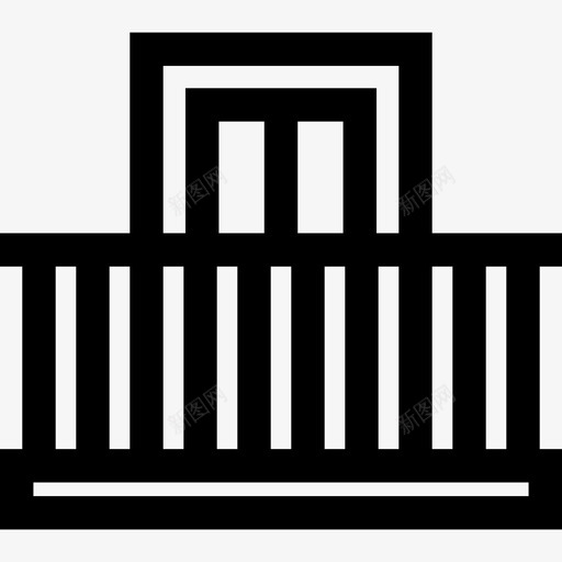 正面实物资产8直线图标svg_新图网 https://ixintu.com 实物资产8 正面 直线