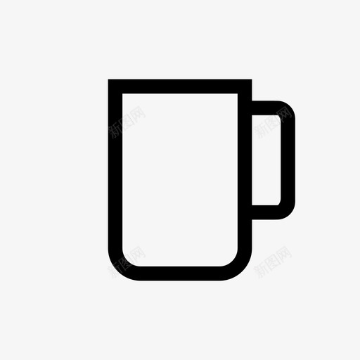 杯子咖啡热的图标svg_新图网 https://ixintu.com 咖啡 杯子 热的 茶