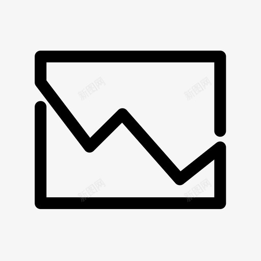 图形立方向下数据递减图标svg_新图网 https://ixintu.com 图形 图形立方向下 数据 统计 递减