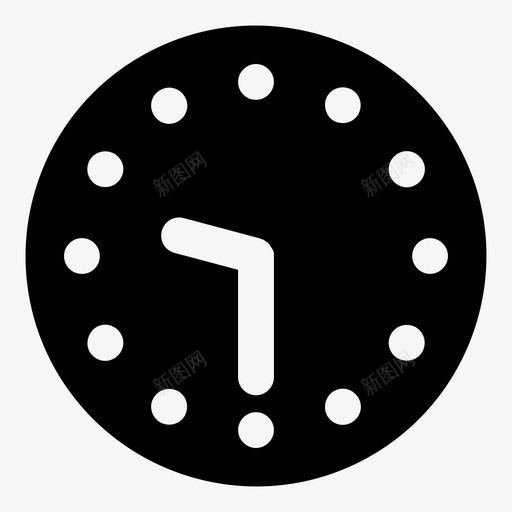 九点半钟小时图标svg_新图网 https://ixintu.com 九点半 小时 时间 晚上 表 钟
