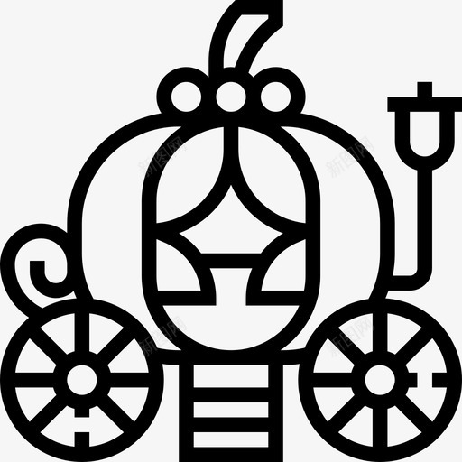 马车童话2直系图标svg_新图网 https://ixintu.com 直系 童话2 马车