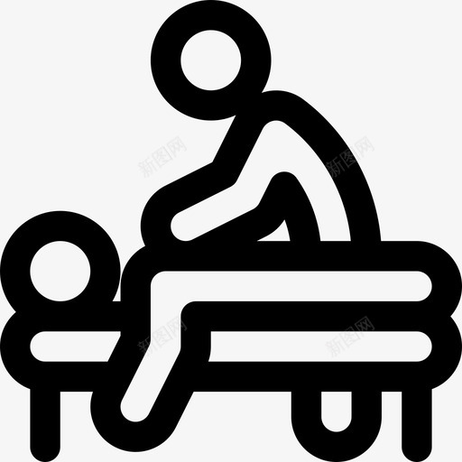 按摩理疗3线性图标svg_新图网 https://ixintu.com 按摩 理疗3 线性