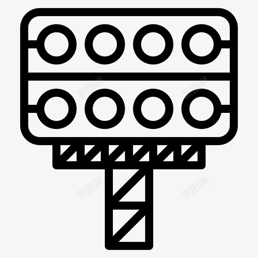 聚光灯照明夜间图标svg_新图网 https://ixintu.com 夜间 照明 聚光灯 足球轮廓